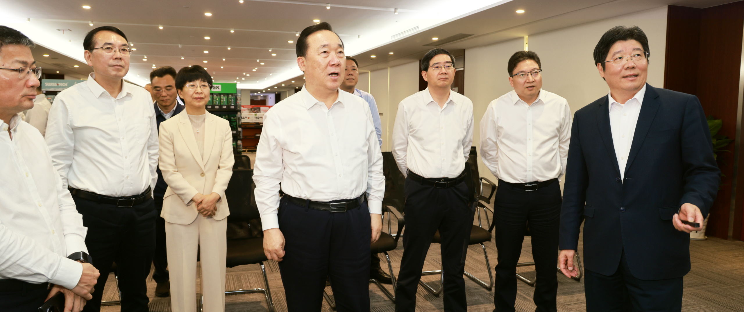 省委书记王浩一行莅临6686体育入口调研